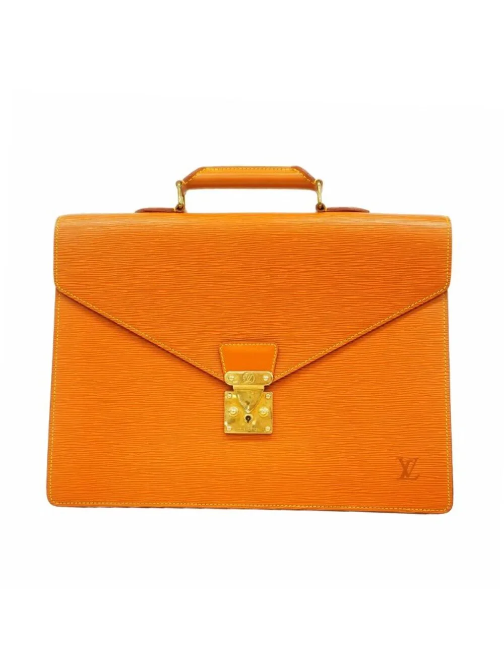 Louis Vuitton Business Bag Epi Serviette Conseil Cipango Gold
